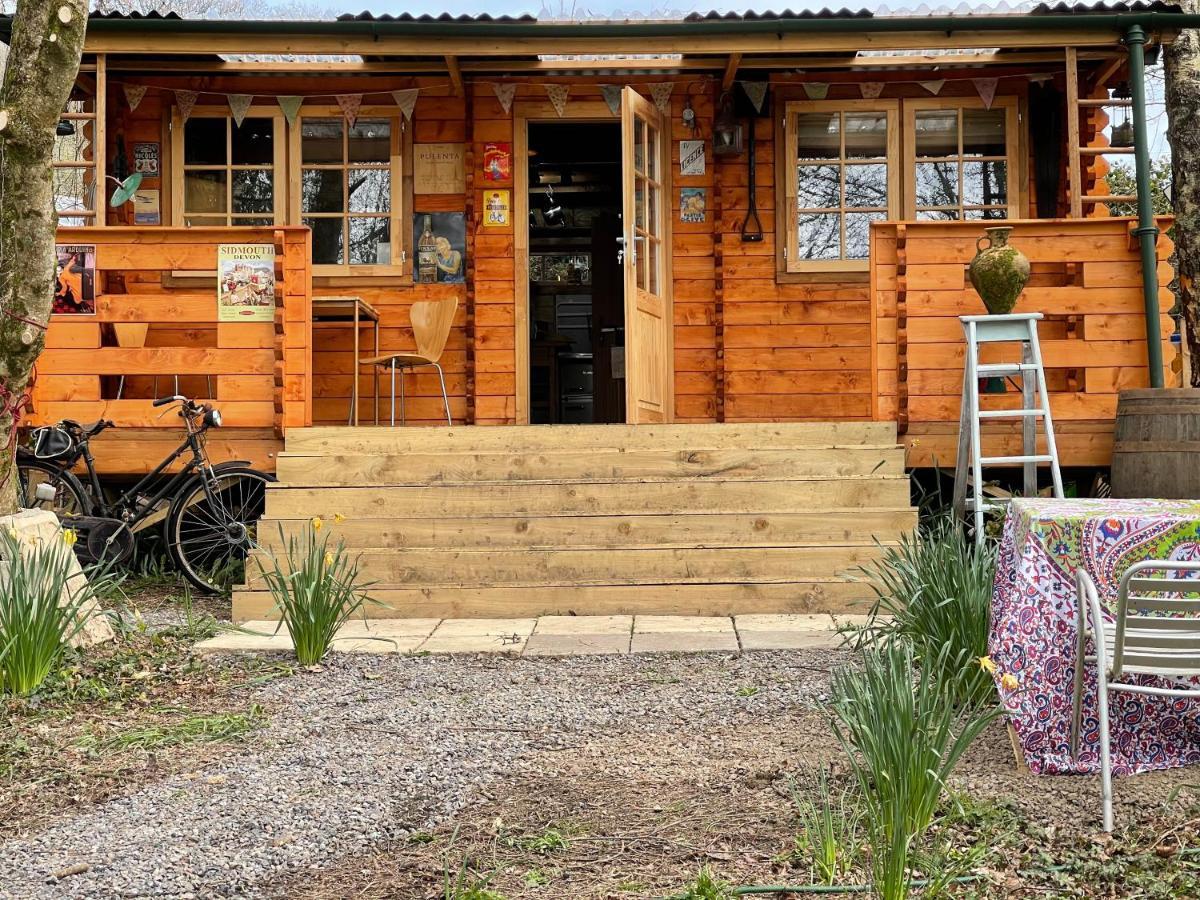 Retro Private Lodge With Hot Tub Nr Dartmoor Newton Abbot Exterior photo